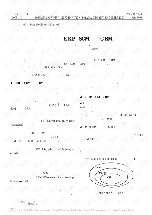 电子商务系统与crm,scm